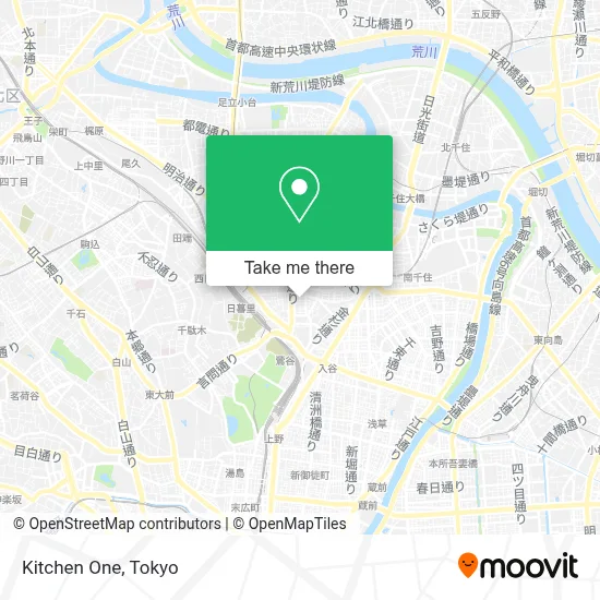 Kitchen One map