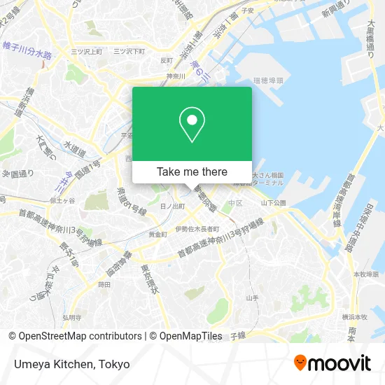 Umeya Kitchen map