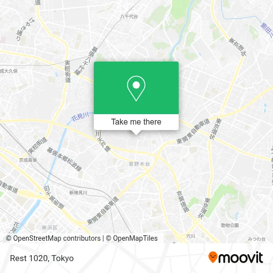 Rest 1020 map