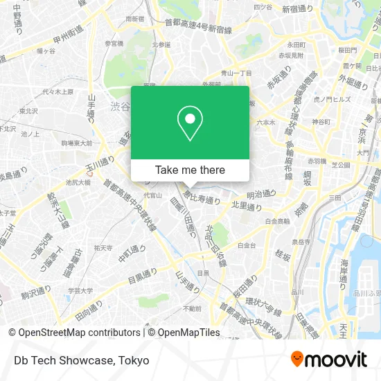 Db Tech Showcase map