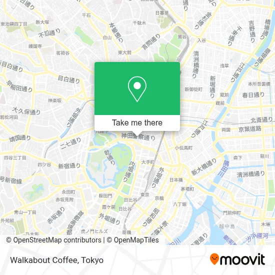Walkabout Coffee map