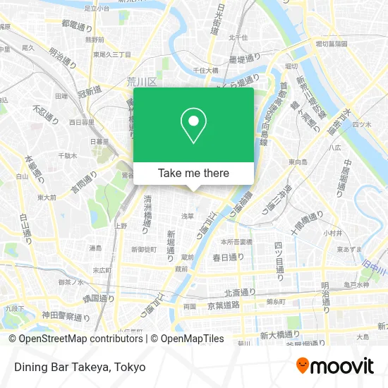 Dining Bar Takeya map