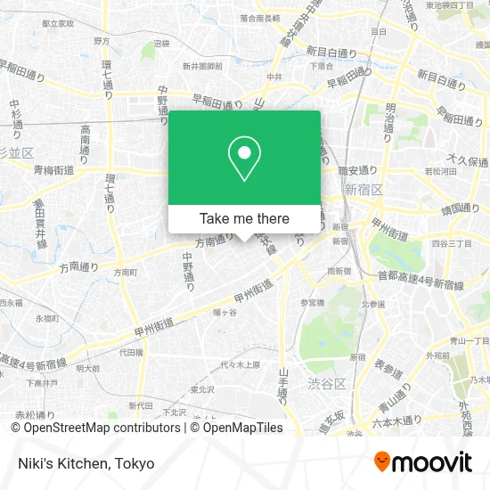 Niki's Kitchen map