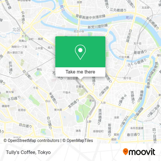 Tully's Coffee map