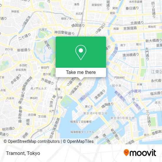 Tramont map