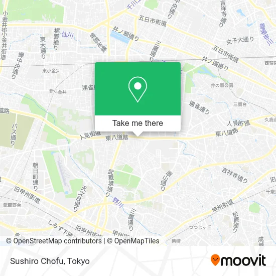 Sushiro Chofu map