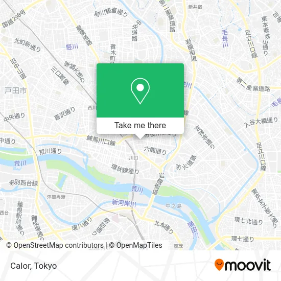 Calor map