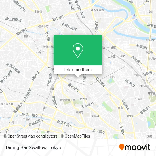 Dining Bar Swallow map