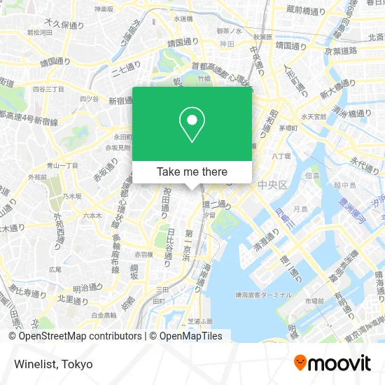 Winelist map