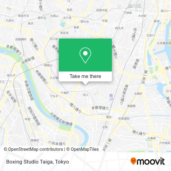 Boxing Studio Taiga map