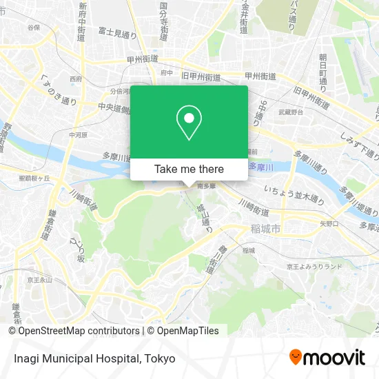 Inagi Municipal Hospital map