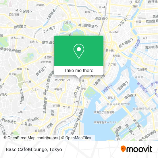 Base Cafe&Lounge map