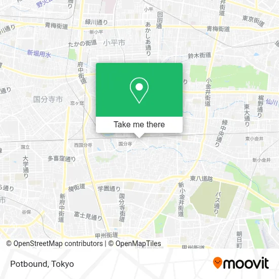 Potbound map