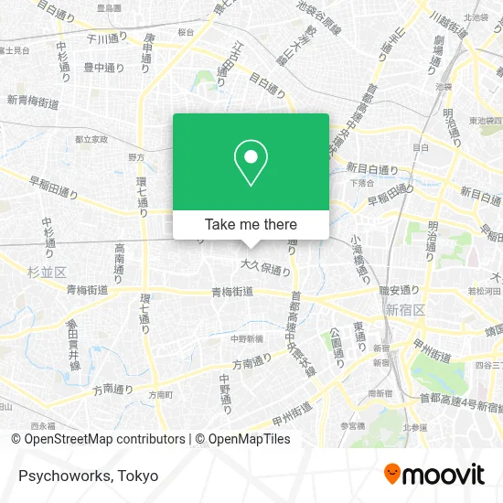 Psychoworks map