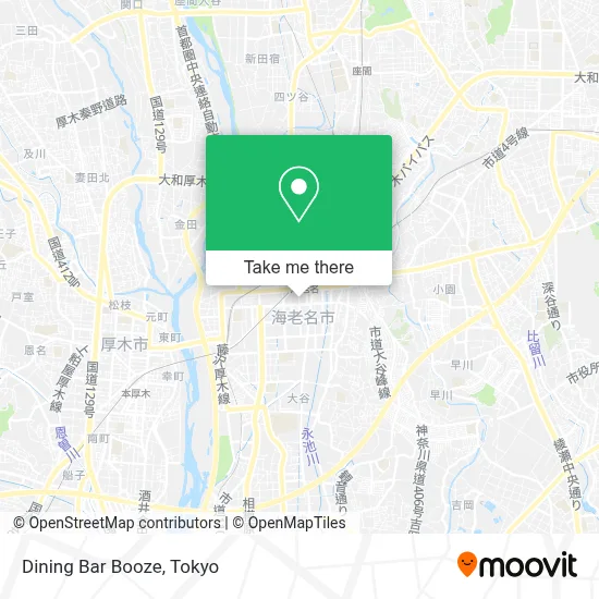 Dining Bar Booze map