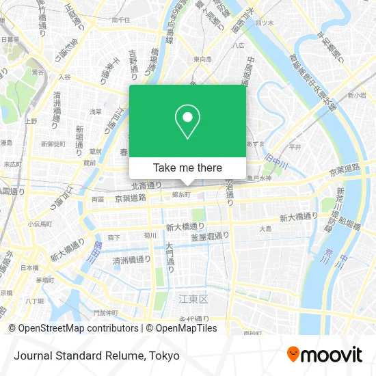 Journal Standard Relume map
