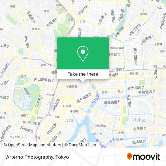 Arterno Photography map