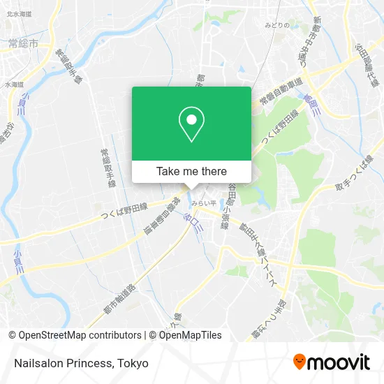 Nailsalon Princess map