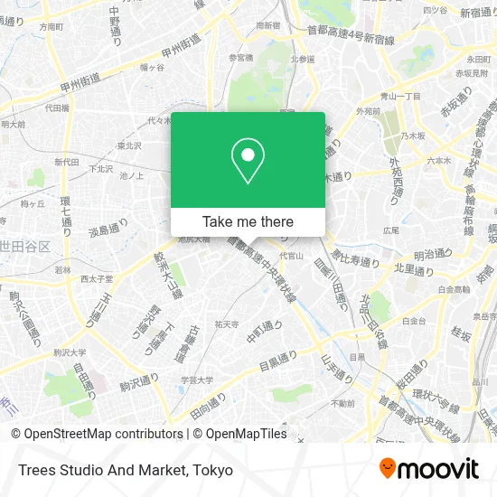 Trees Studio And Market map