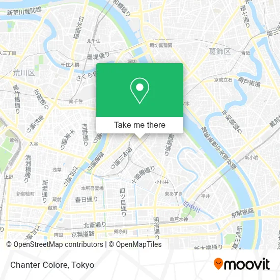 Chanter Colore map