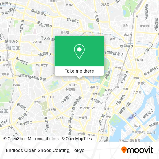Endless Clean Shoes Coating map