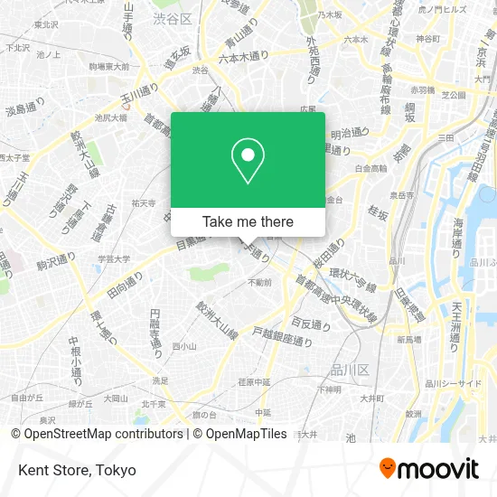 Kent Store map