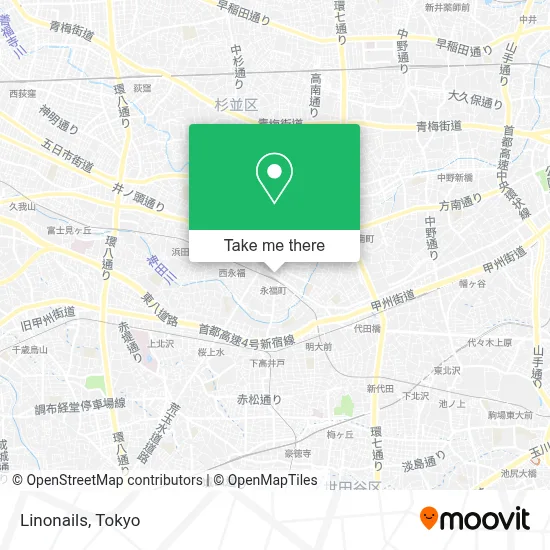Linonails map