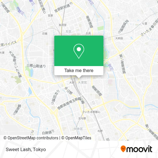 Sweet Lash map