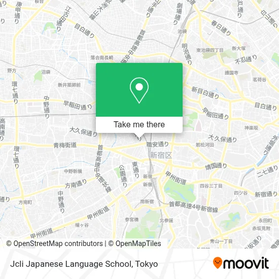 Jcli Japanese Language School map