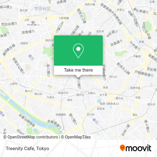 Treenity Cafe map
