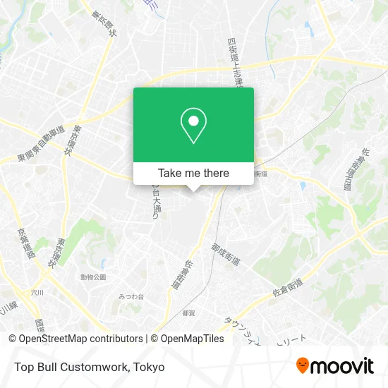 Top Bull Customwork map