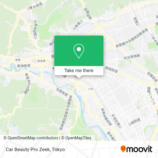 Car Beauty Pro Zeek map