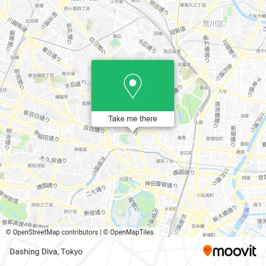 Dashing Diva map
