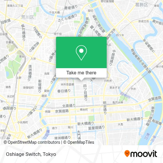 Oshiage Switch map