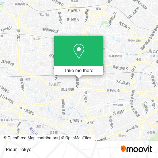 Ricur map
