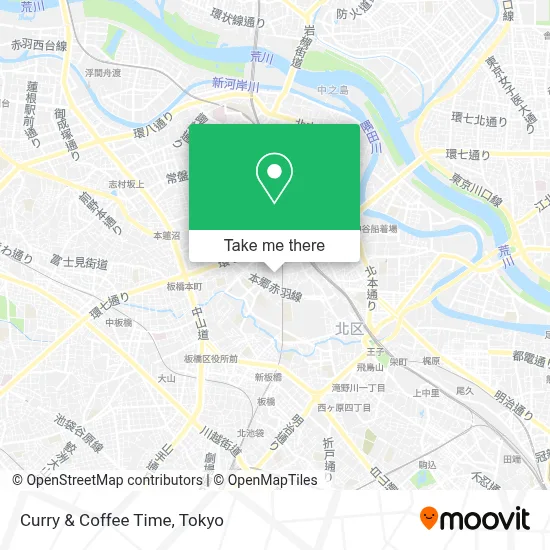 Curry & Coffee Time map