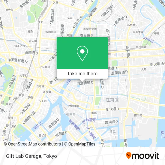 Gift Lab Garage map