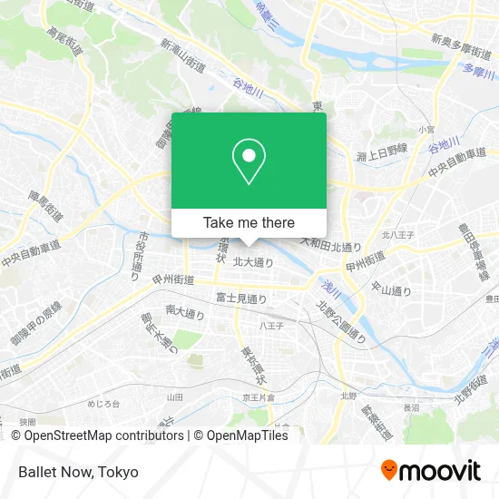Ballet Now map