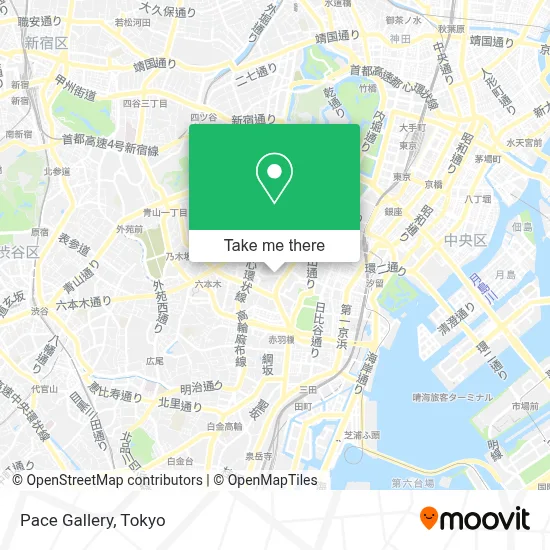 Pace Gallery map