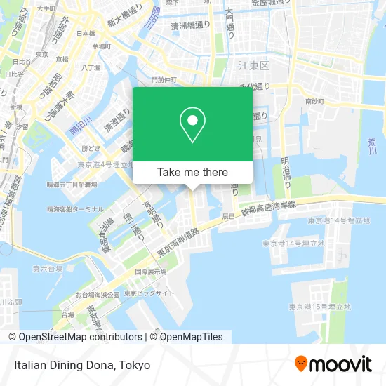 Italian Dining Dona map