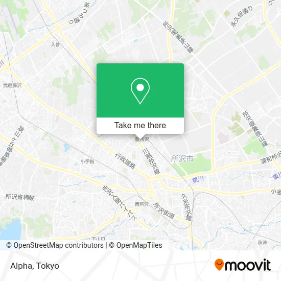 Alpha map