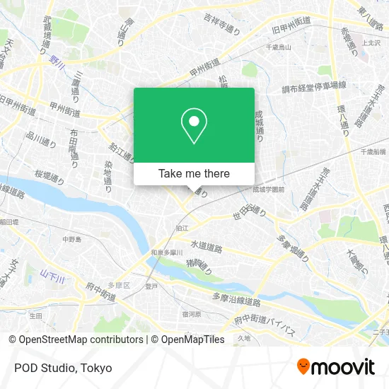 POD Studio map