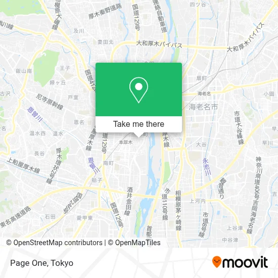 Page One map