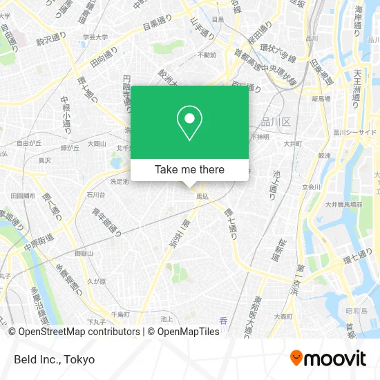 Beld Inc. map