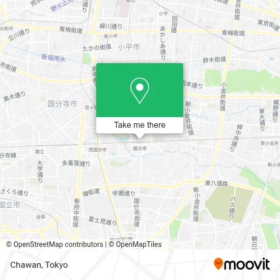 Chawan map