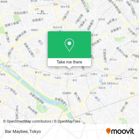 Bar Maybee map