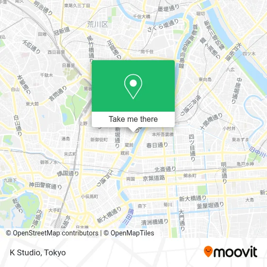 K Studio map