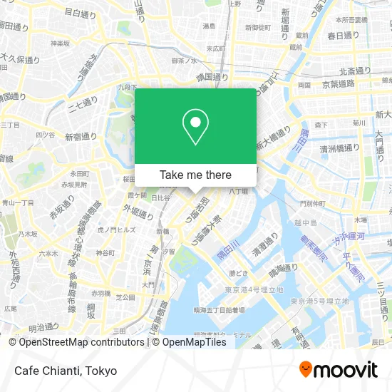 Cafe Chianti map