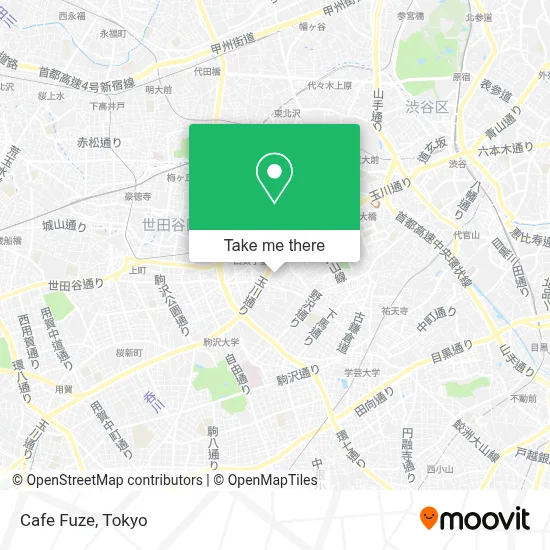 Cafe Fuze map