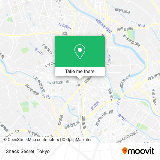Snack Secret map